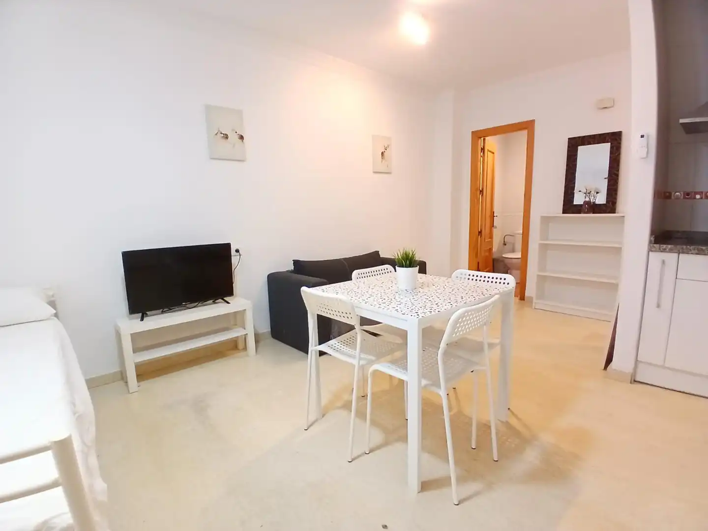 Living room of Study for rent in Málaga