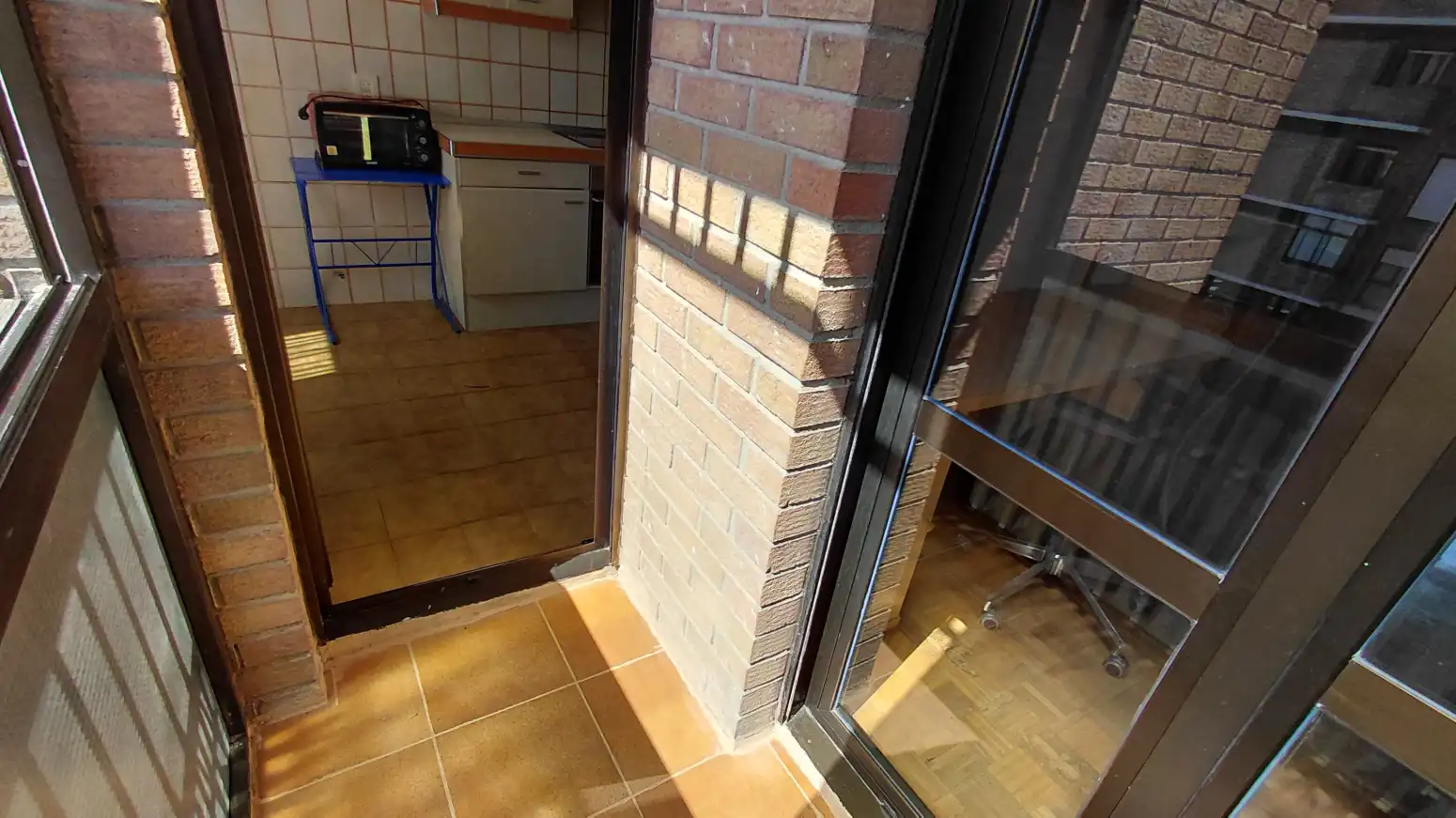 Balcony of Flat for rent in Burlada / Burlata  with Heating