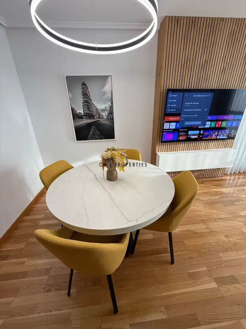 Comedor de Piso de alquiler en Valencia con Aire acondicionado, Calefacción y Parquet