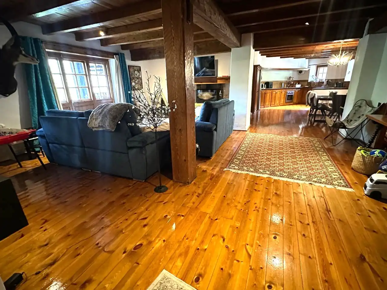 Sala de estar de Planta baja de alquiler en Ordino con Calefacción y Jardín privado