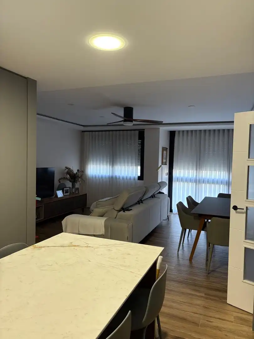 Sala de estar de Piso en venta en  Murcia Capital con Aire acondicionado, Calefacción y Trastero