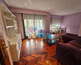 Living room of Flat to rent in Ourense Capital   with Heating, Parquet flooring and Balcony