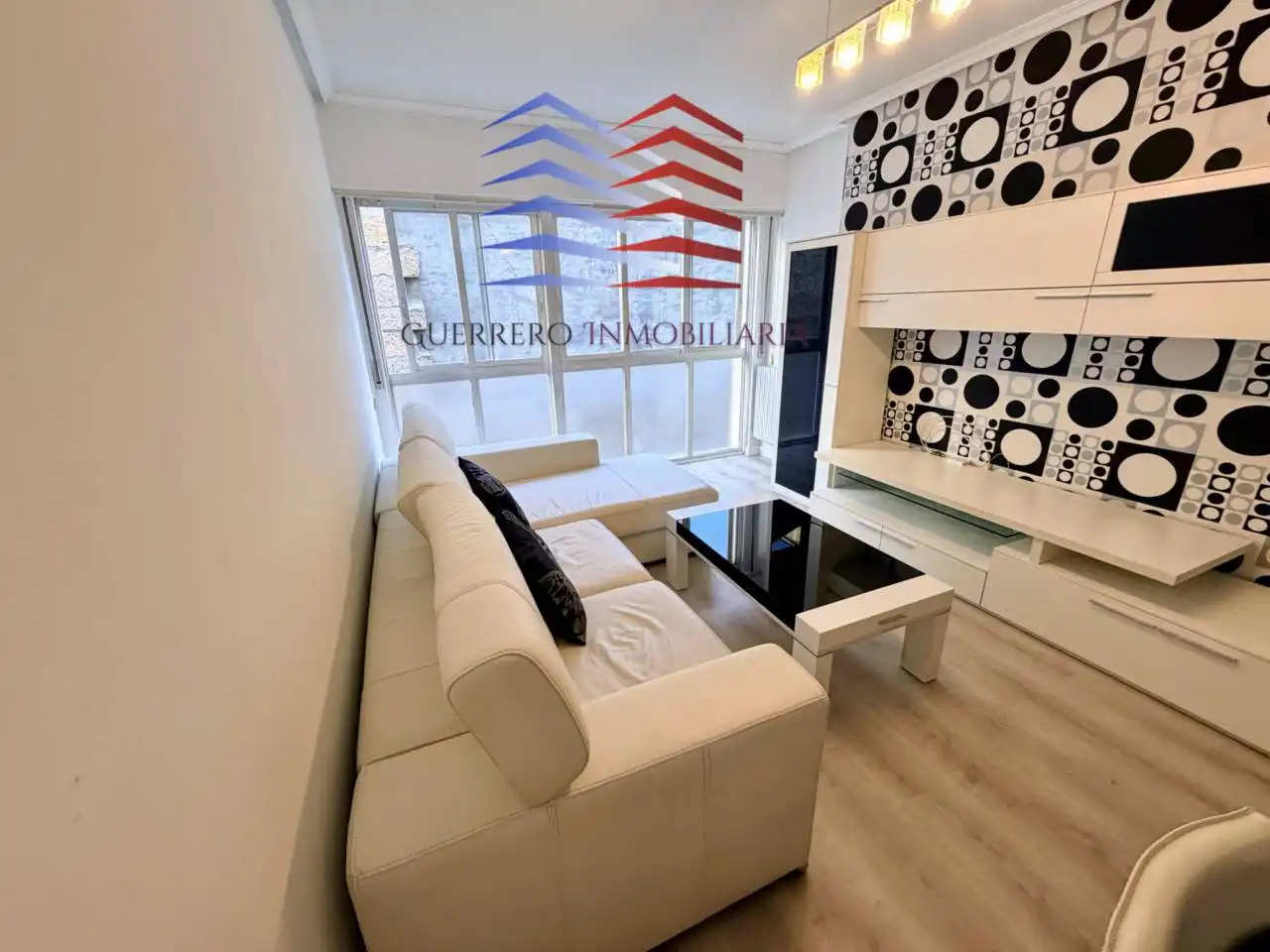 Living room of Flat for rent in Ourense Capital   with Heating, Terrace and Furnished