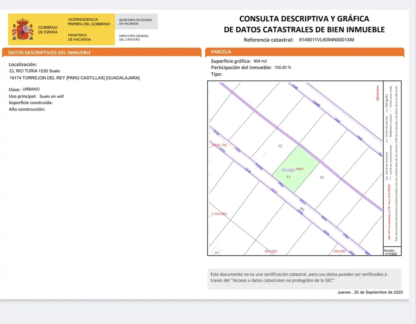 Terreny residencial en venda a Calle las Aguas 29, imagen 5