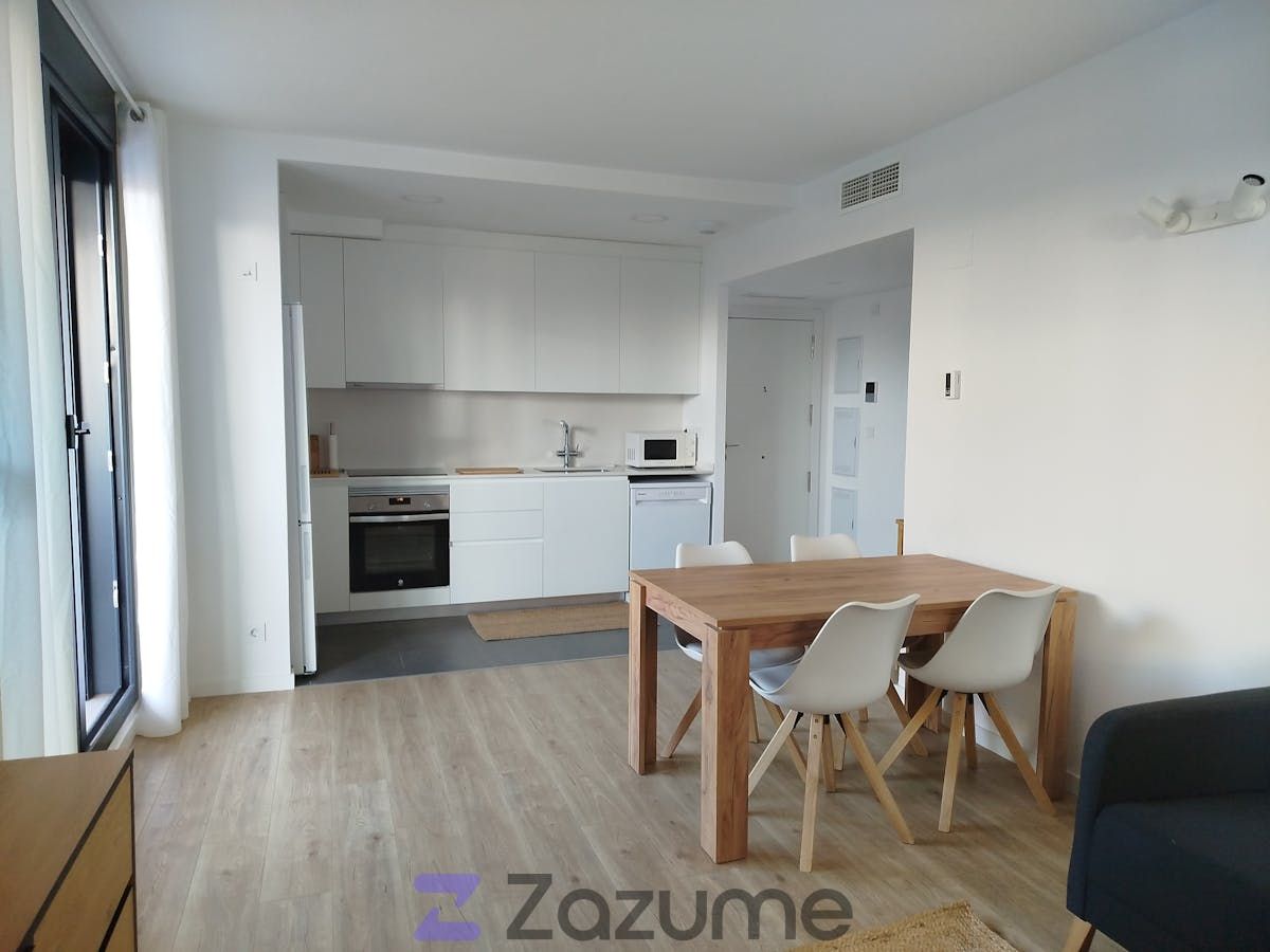 Kitchen of Flat to rent in  Barcelona Capital  with Air Conditioner, Heating and Private garden