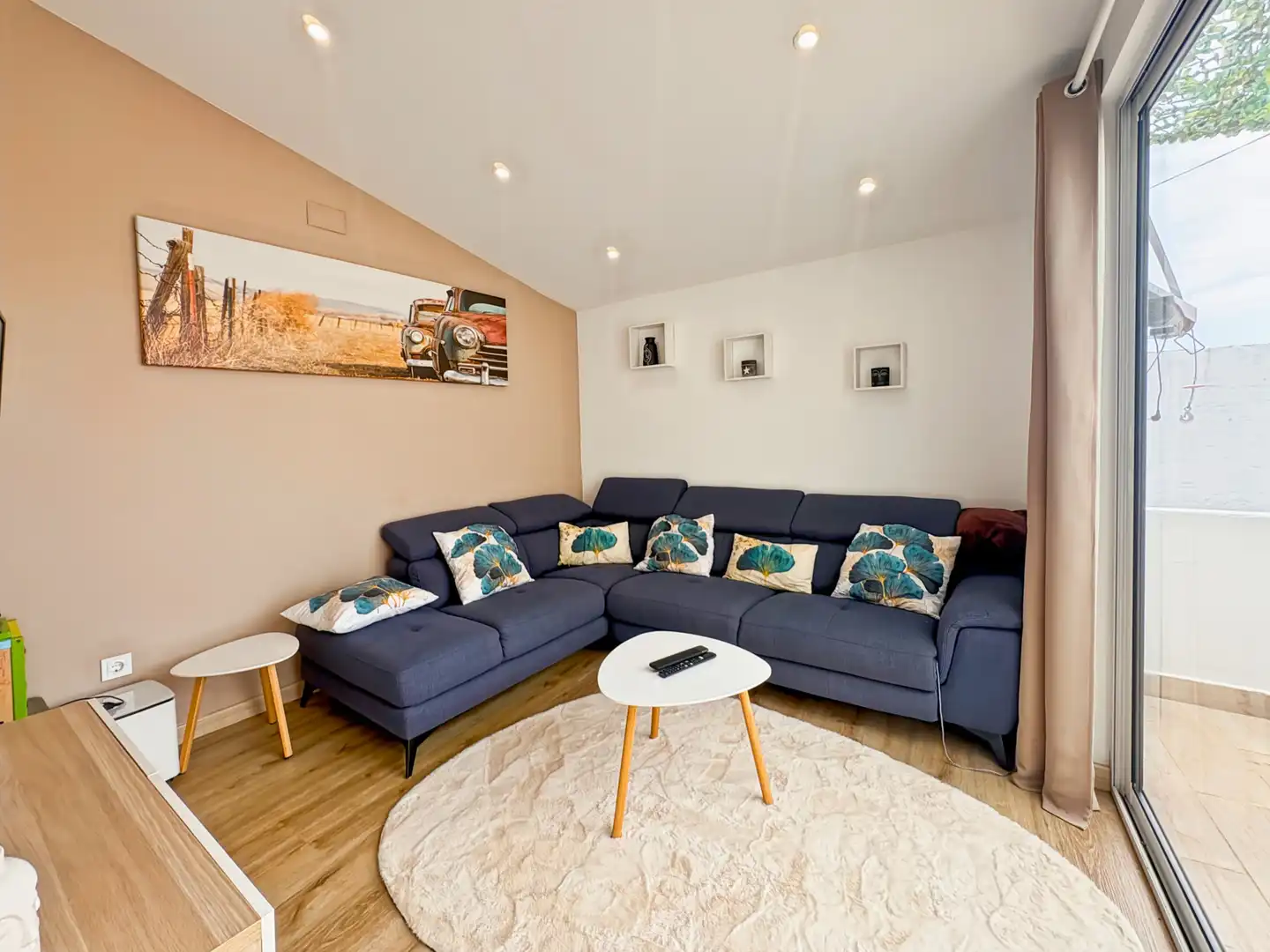 Living room of Detached homes for sale in Garriguella  with Air Conditioner, Heating and Terrace