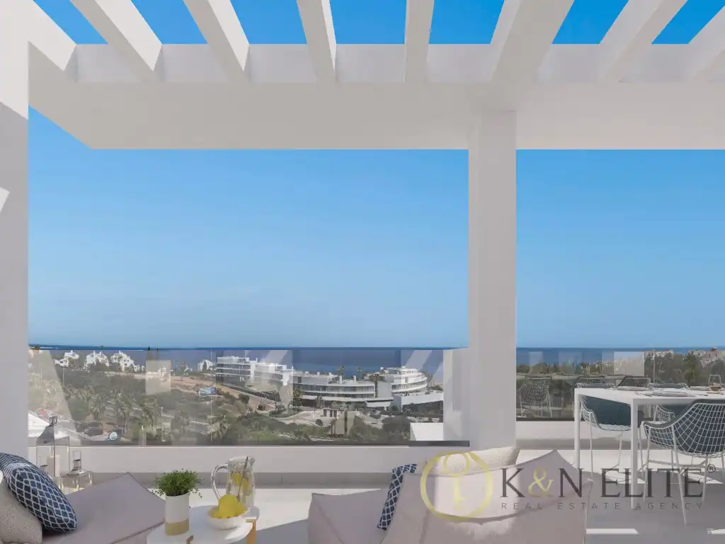 Terrace of Attic for sale in Estepona  with Air Conditioner, Terrace and Swimming Pool