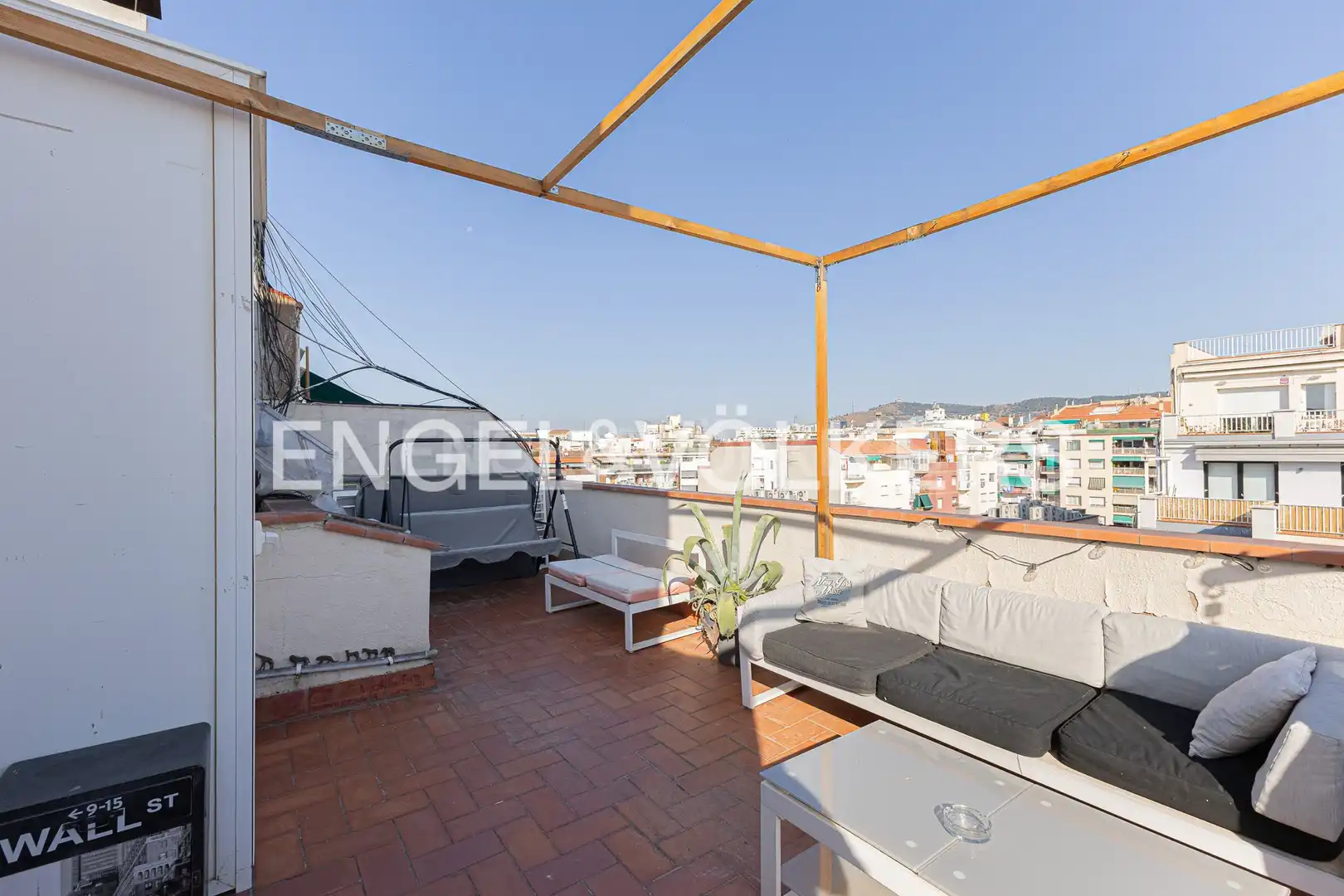 Terraza de Ático de alquiler en Barcelona con Aire acondicionado, Calefacción y Parquet