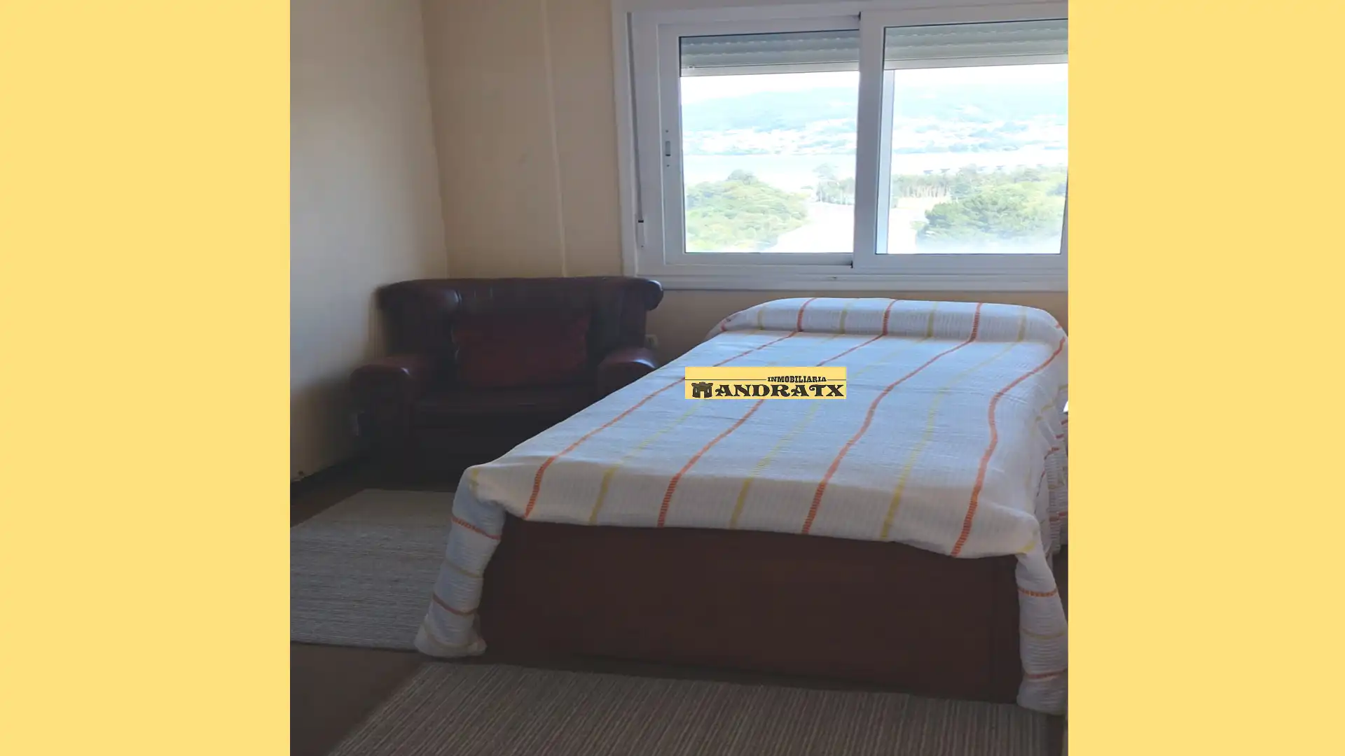 Schlafzimmer von Wohnung zur Miete in Ferrol mit Möbliert