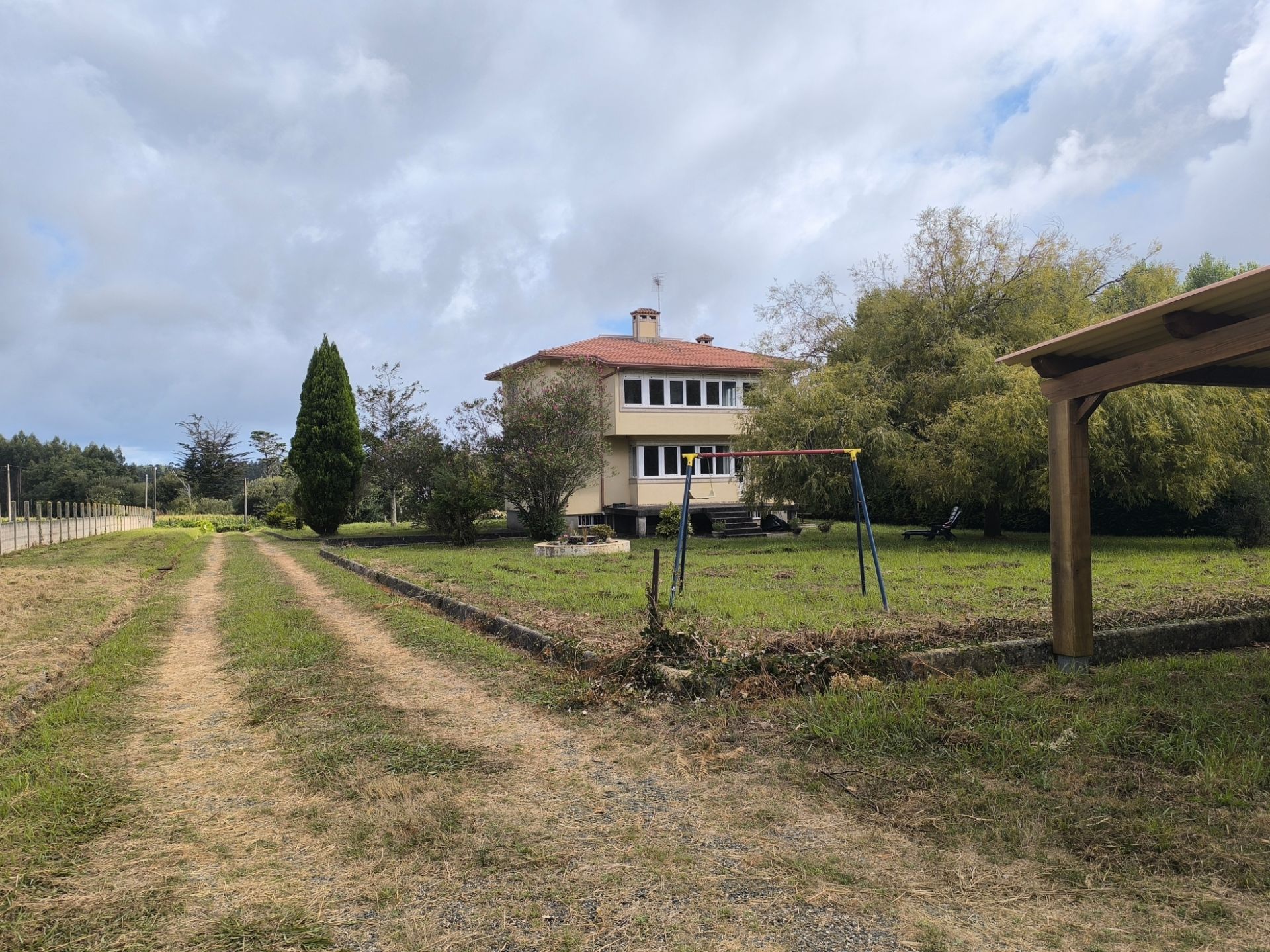 Vista exterior de Casa o chalet en venta en Valdoviño con Jardín privado y Terraza