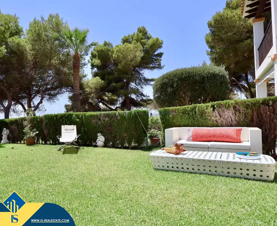 Garten von Wohnung zum Verkauf in Santa Eulària des Riu mit Terrasse, Möbliert und Gemeinschaftspool