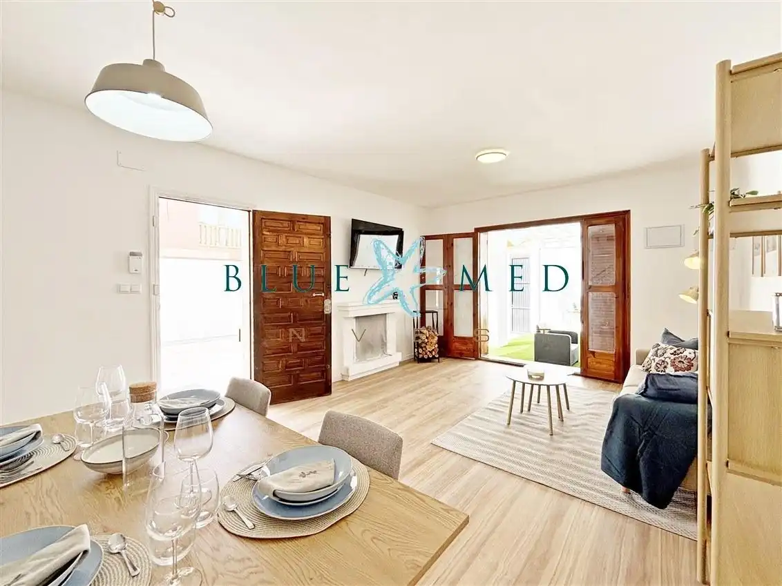 Living room of Houses for sale in Mazarrón  with Terrace, Storage room and Furnished