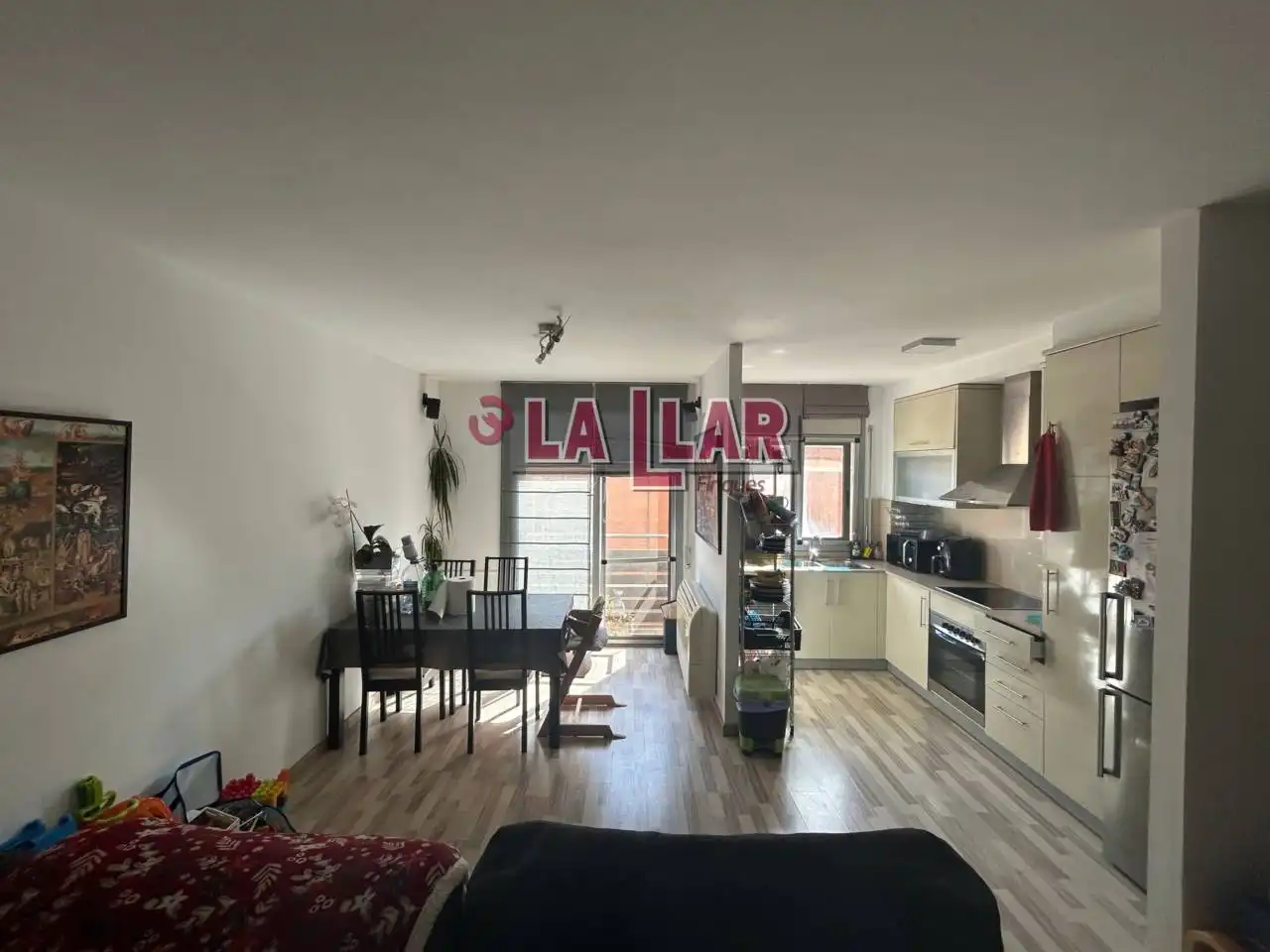 Sala de estar de Casa adosada en venta en Caldes de Montbui con Aire acondicionado, Calefacción y Parquet