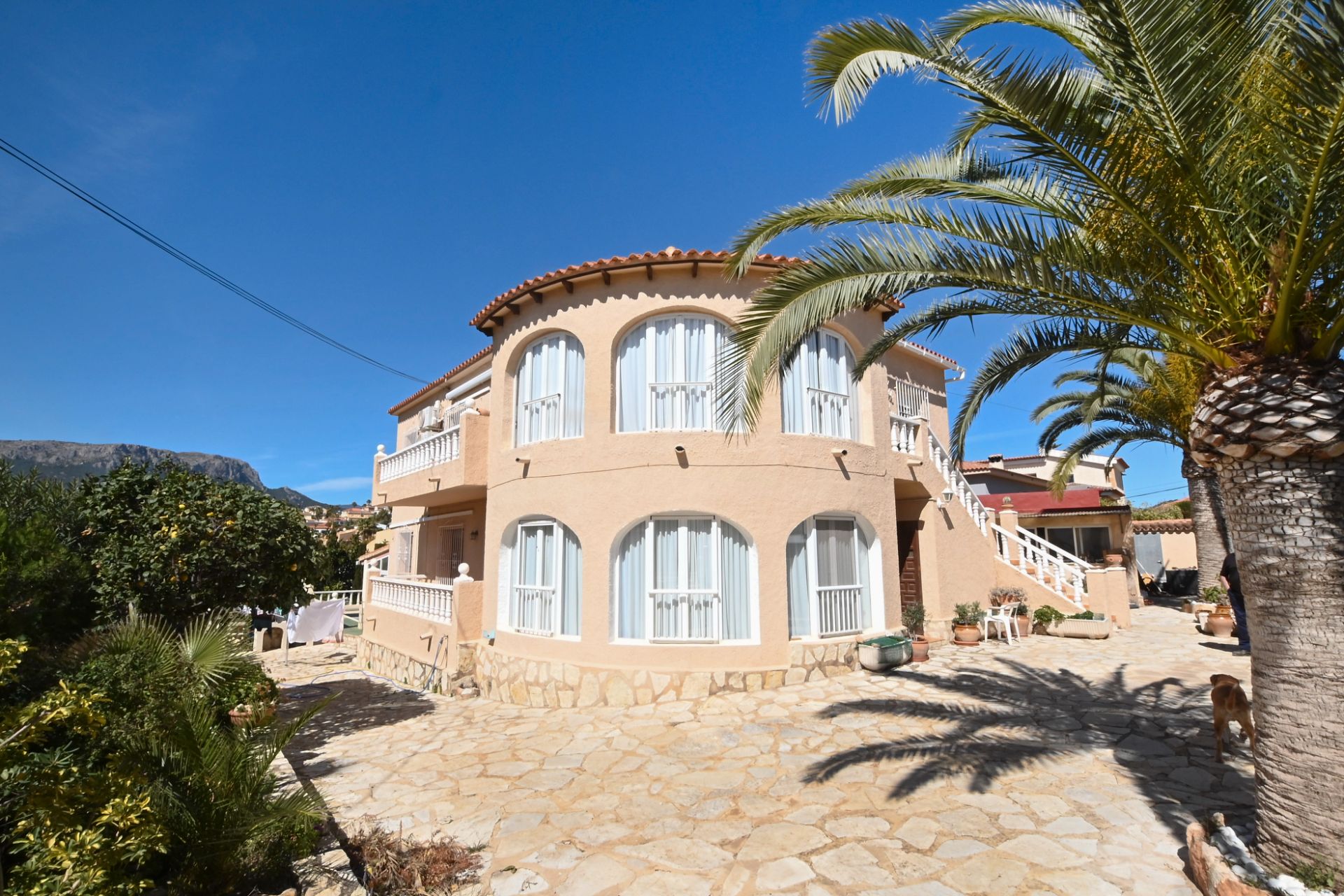 Exterior view of House or chalet for sale in Calpe / Calp  with Air Conditioner, Heating and Private garden