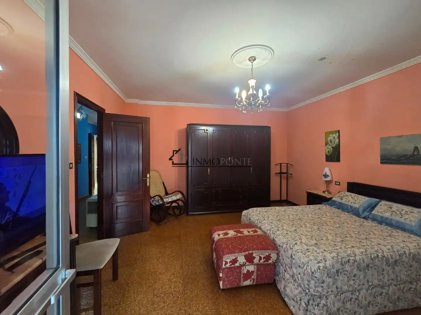 Bedroom of Houses for sale in Moaña  with Heating, Private garden and Terrace