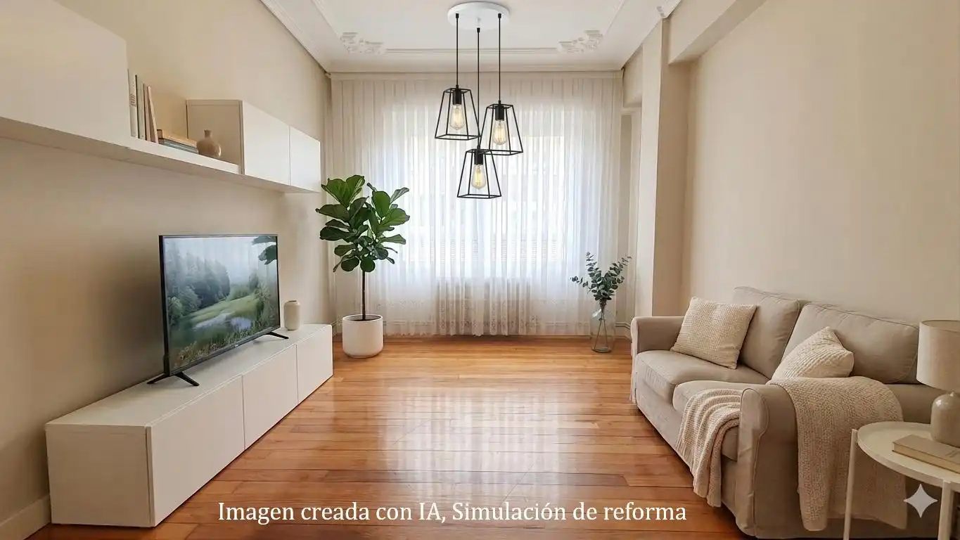 Living room of Flat for sale in Laudio / Llodio  with Heating, Storage room and Balcony