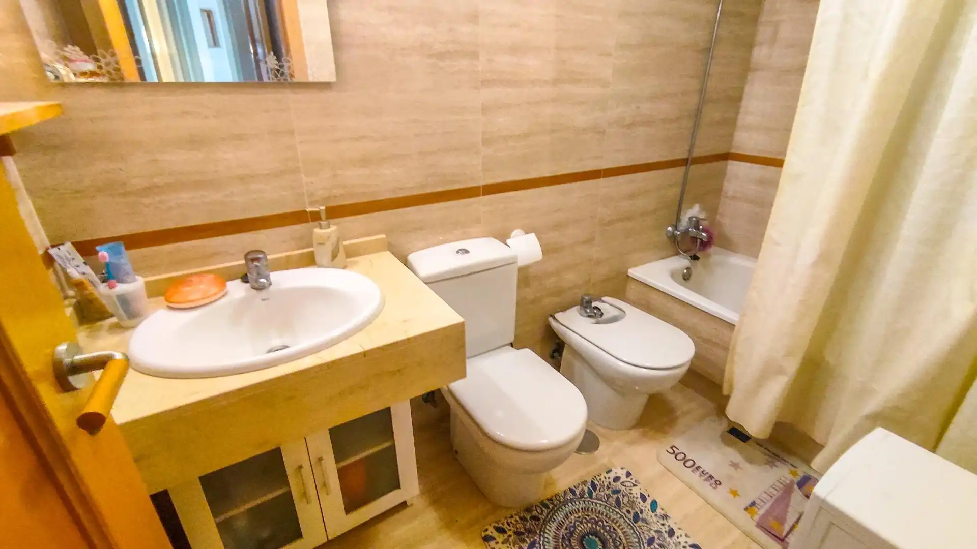 Bany de Apartament en venda en Villajoyosa / La Vila Joiosa amb Aire condicionat, Moblat i Piscina comunitària