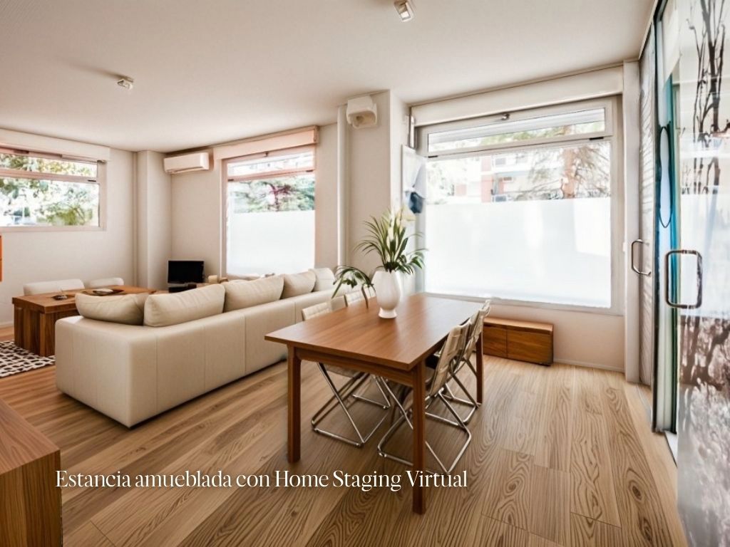 Sala de estar de Piso en venta en  Madrid Capital con Aire acondicionado, Calefacción y Jardín privado