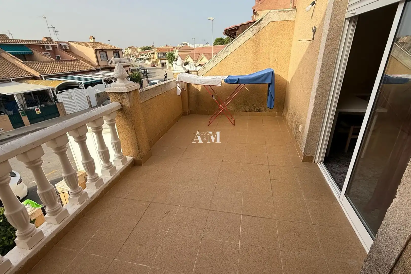 Terrassa de Casa adosada de lloguer en San Pedro del Pinatar amb Aire condicionat, Calefacció i Jardí privat