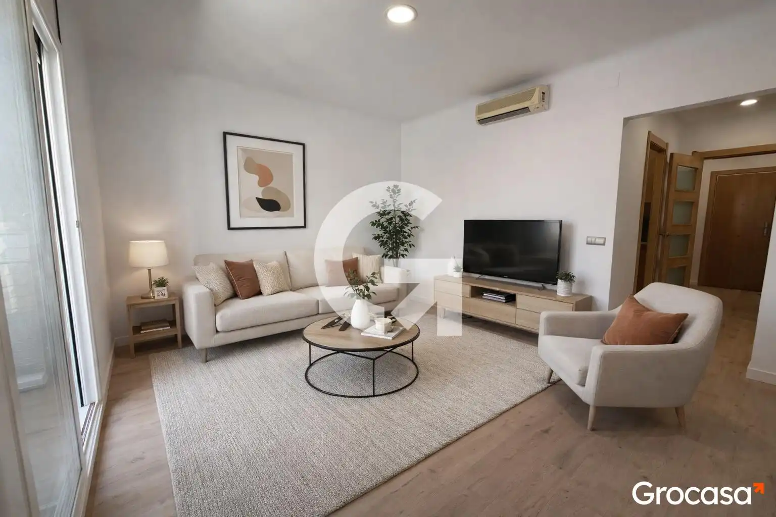 Sala de estar de Piso en venta en Premià de Mar con Aire acondicionado, Trastero y Horno