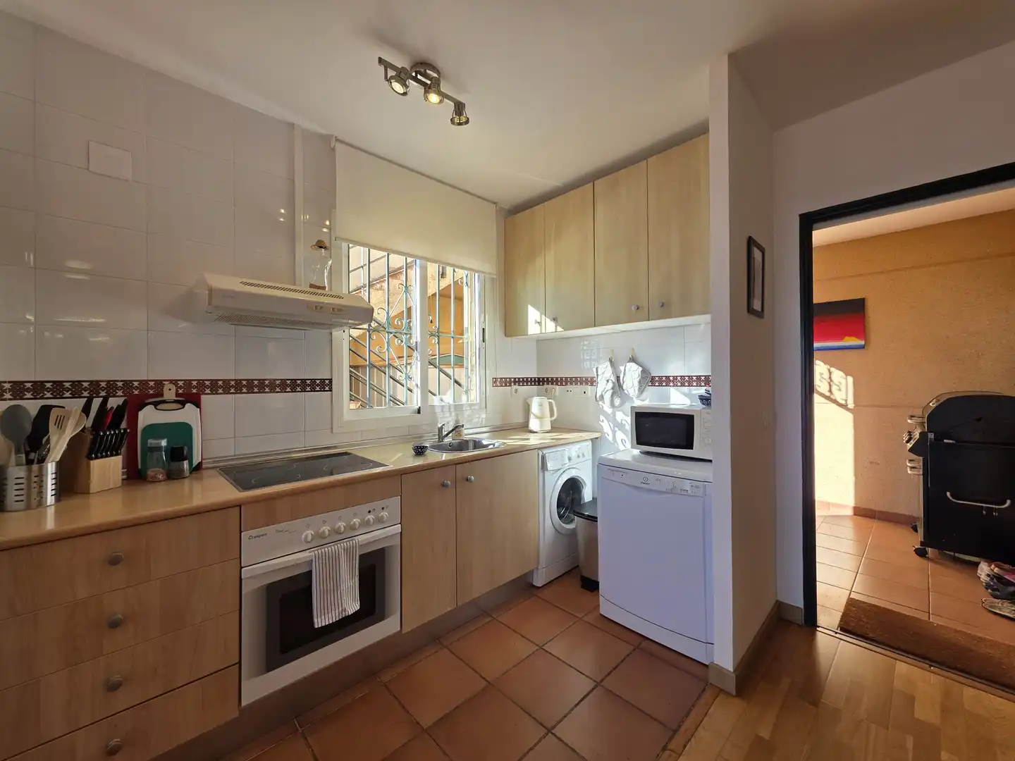 Cocina de Apartamento en venta en La Alcaidesa con Aire acondicionado, Terraza y Piscina