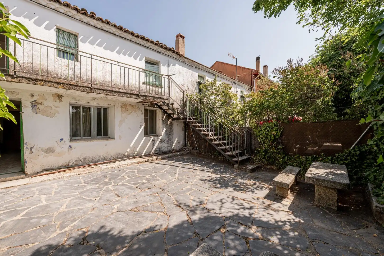 Vista exterior de Casa o chalet en venta en Santa María de la Alameda con Terraza