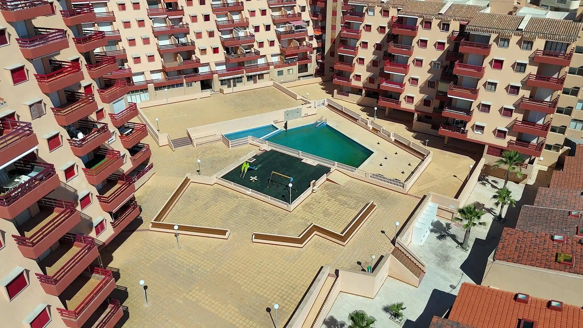 Schwimmbecken von Wohnung zum Verkauf in La Manga del Mar Menor mit Möbliert, Balkon und Alarm