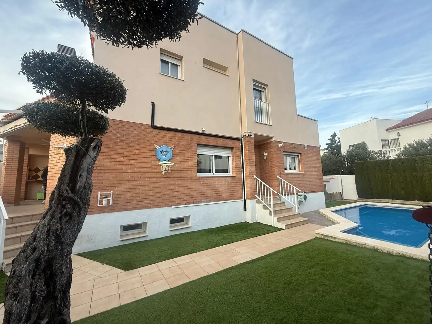 Exterior view of Houses for sale in Mont-roig del Camp  with Air Conditioner, Private garden and Terrace
