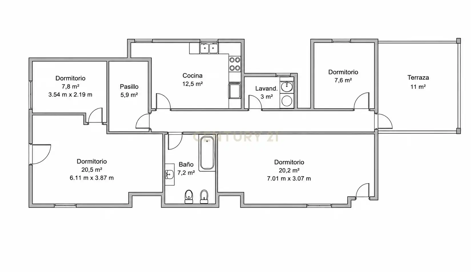 Piso en venta en Sollana con Balcón