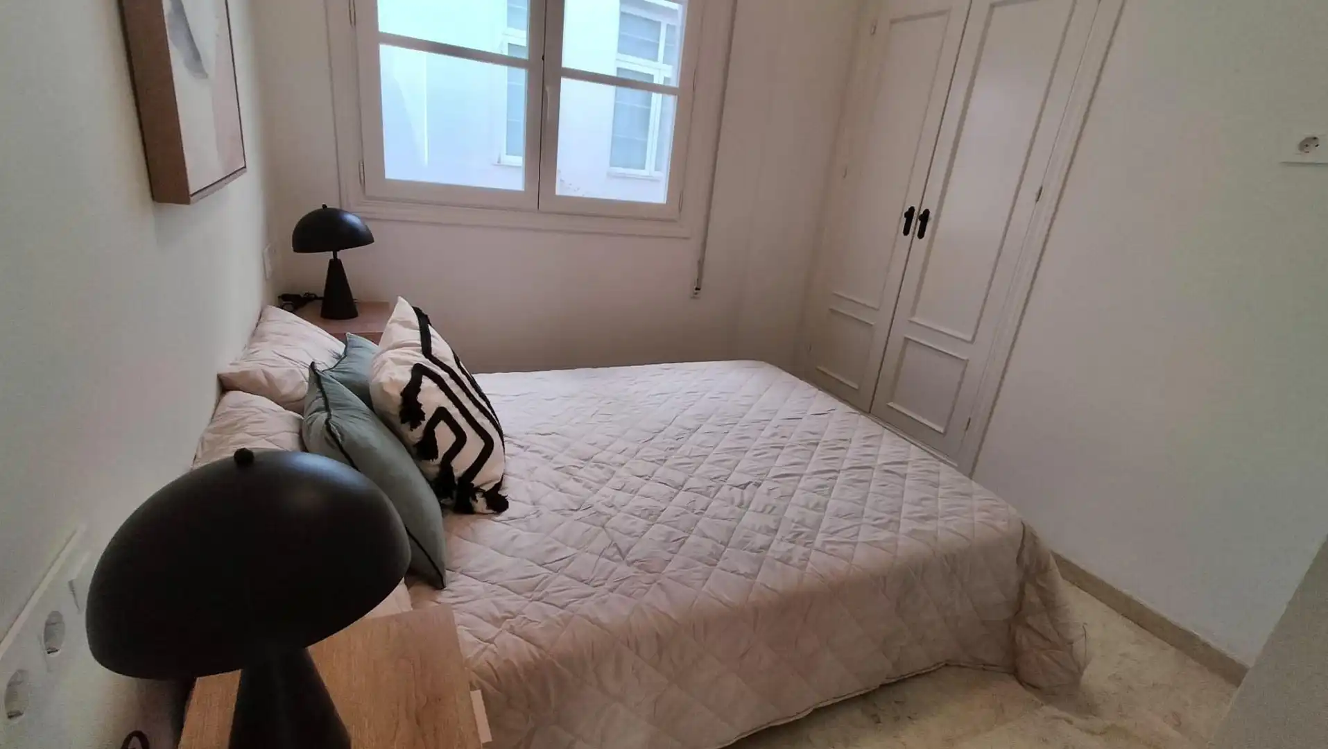 Bedroom of Flat for sale in Málaga  with Terrace and Balcony