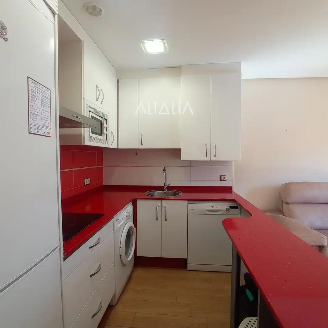 Kitchen of Flat for sale in Cuenca  with Heating, Terrace and Storage room