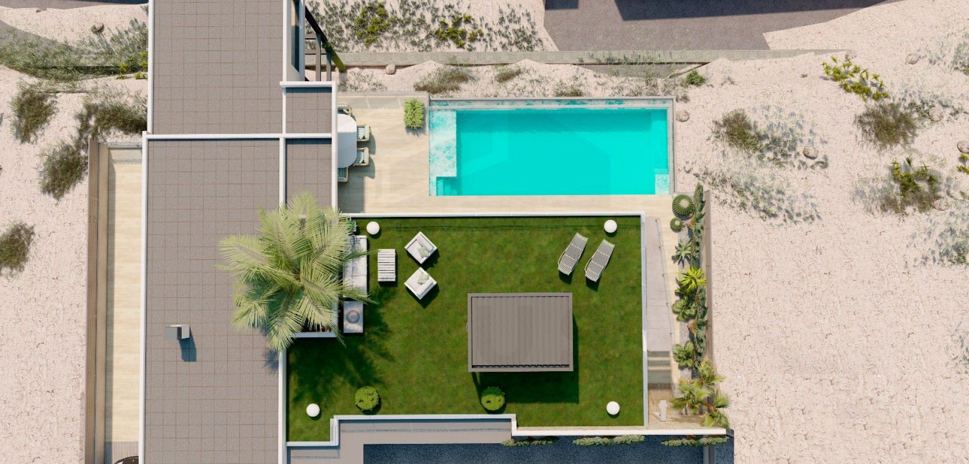 Terrace of House or chalet for sale in Rojales  with Swimming Pool