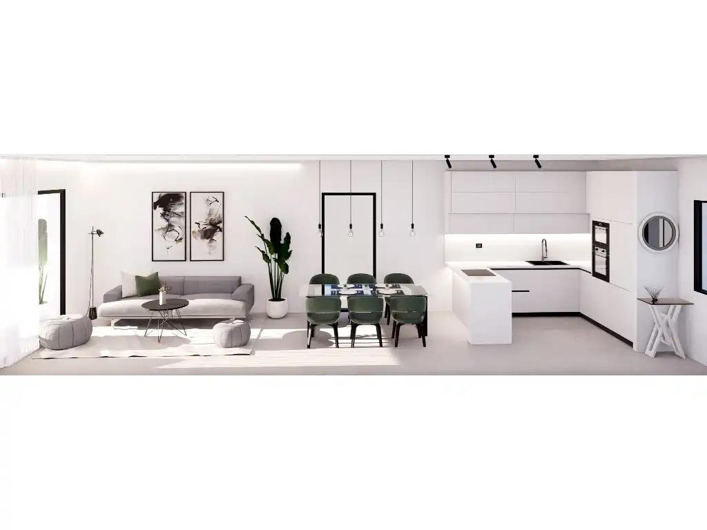 Sala d'estar de Apartament en venda en Finestrat amb Piscina