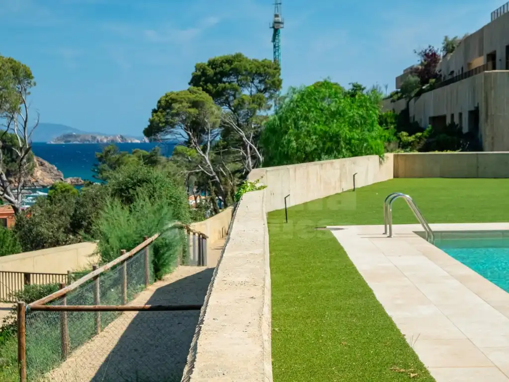 Jardín de Apartamento de alquiler en Begur