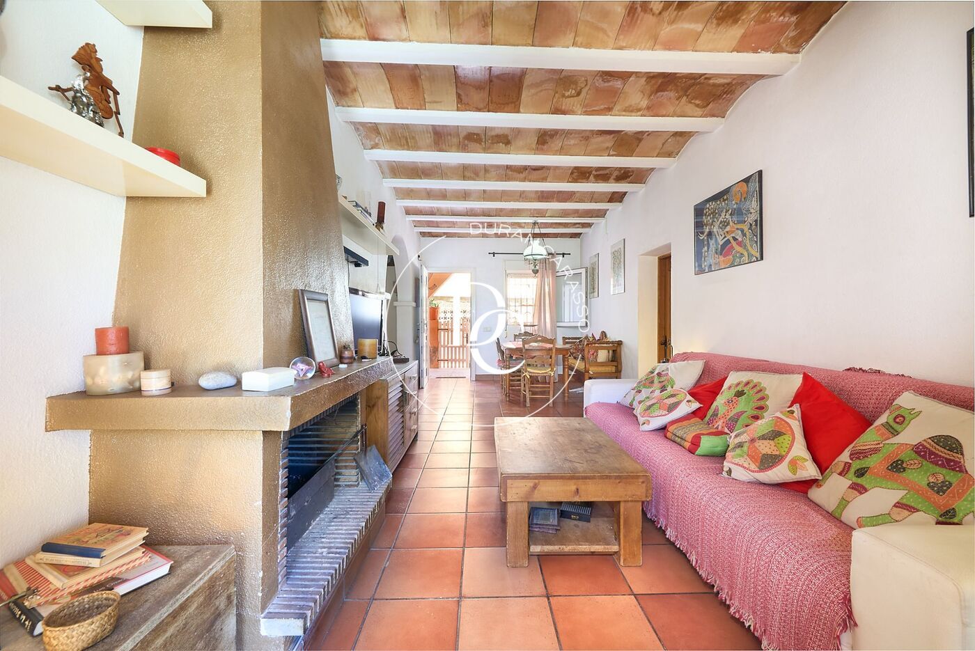 Sala d'estar de Casa o xalet en venda en Sant Josep de sa Talaia amb Jardí privat, Terrassa i Traster