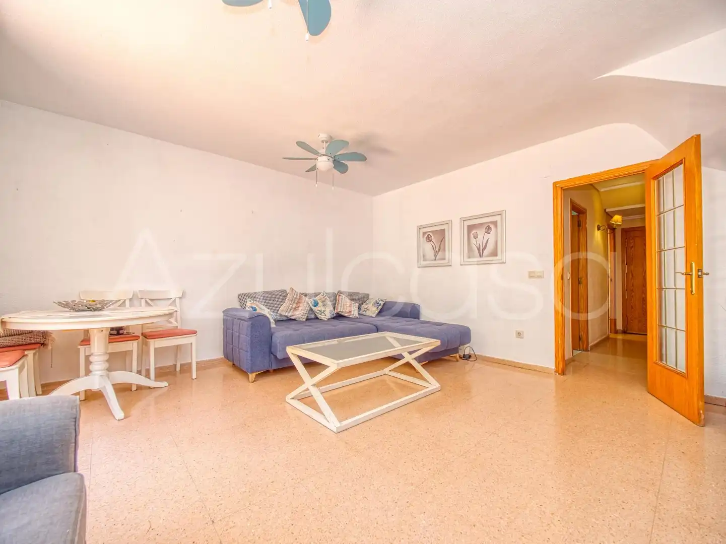 Wohnzimmer von Maisonette zum Verkauf in El Campello mit Klimaanlage, Abstellraum und Gemeinschaftspool