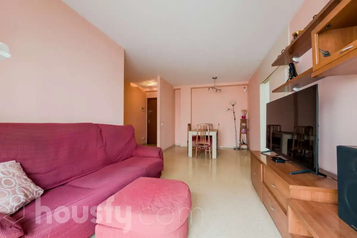Sala de estar de Piso en venta en Barcelona con Terraza