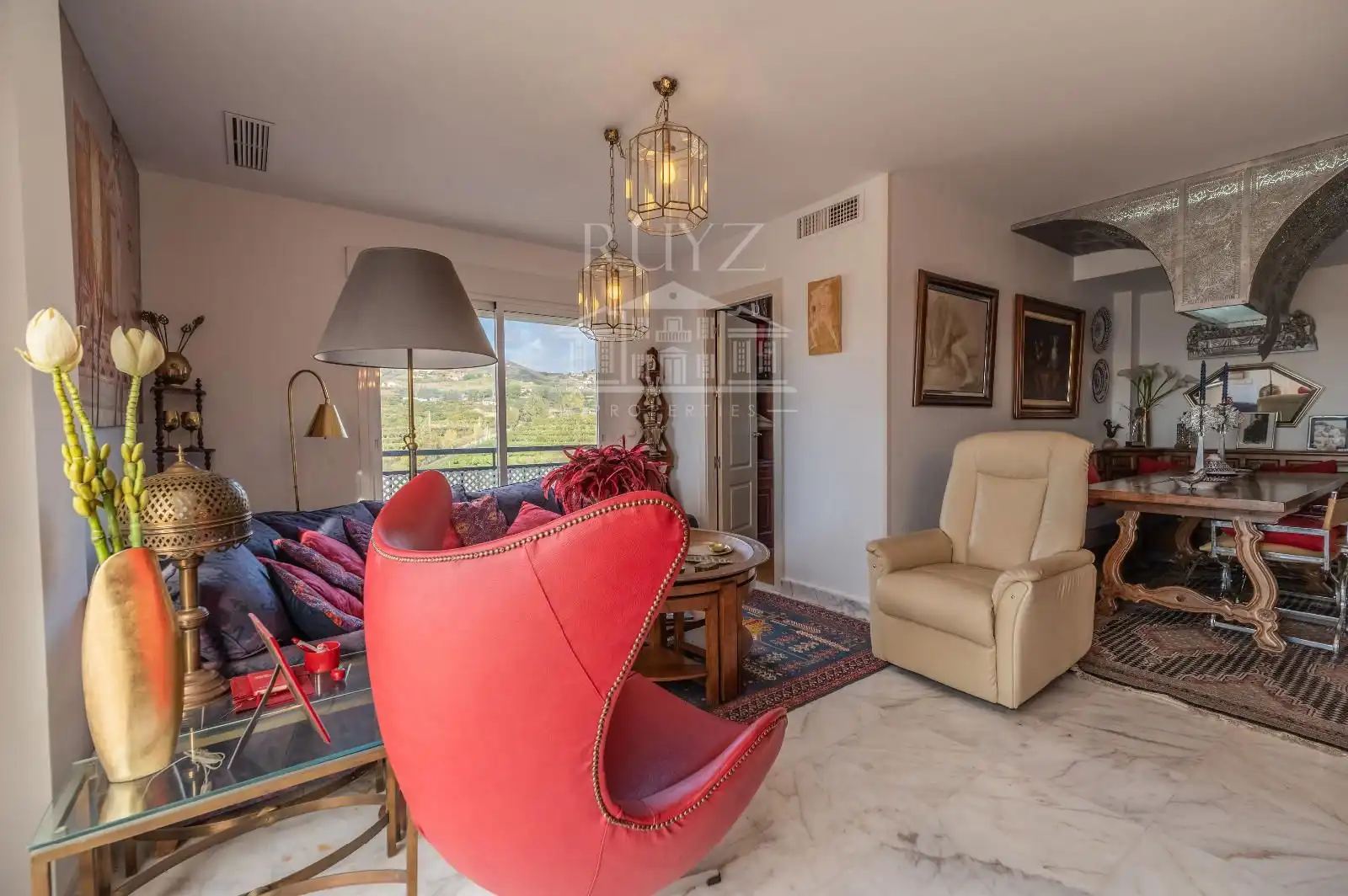 Sala de estar de Ático en venta en Salobreña con Aire acondicionado, Calefacción y Terraza