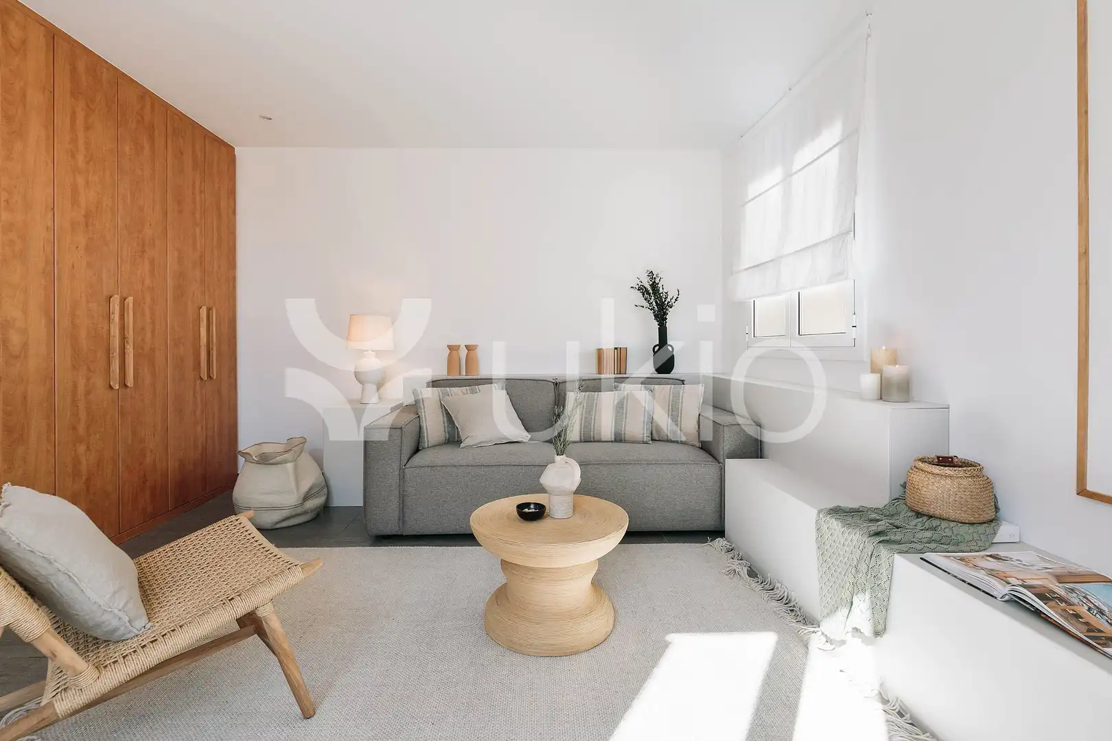 Living room of Study for rent in Barcelona  with Air Conditioner, Heating and Terrace