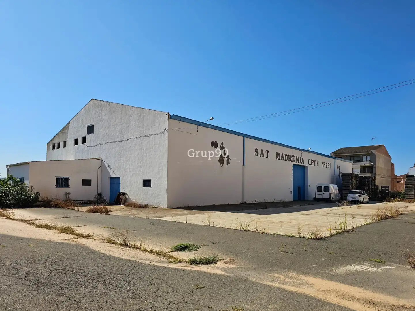 Vista exterior de Nave industrial en venta en Oria
