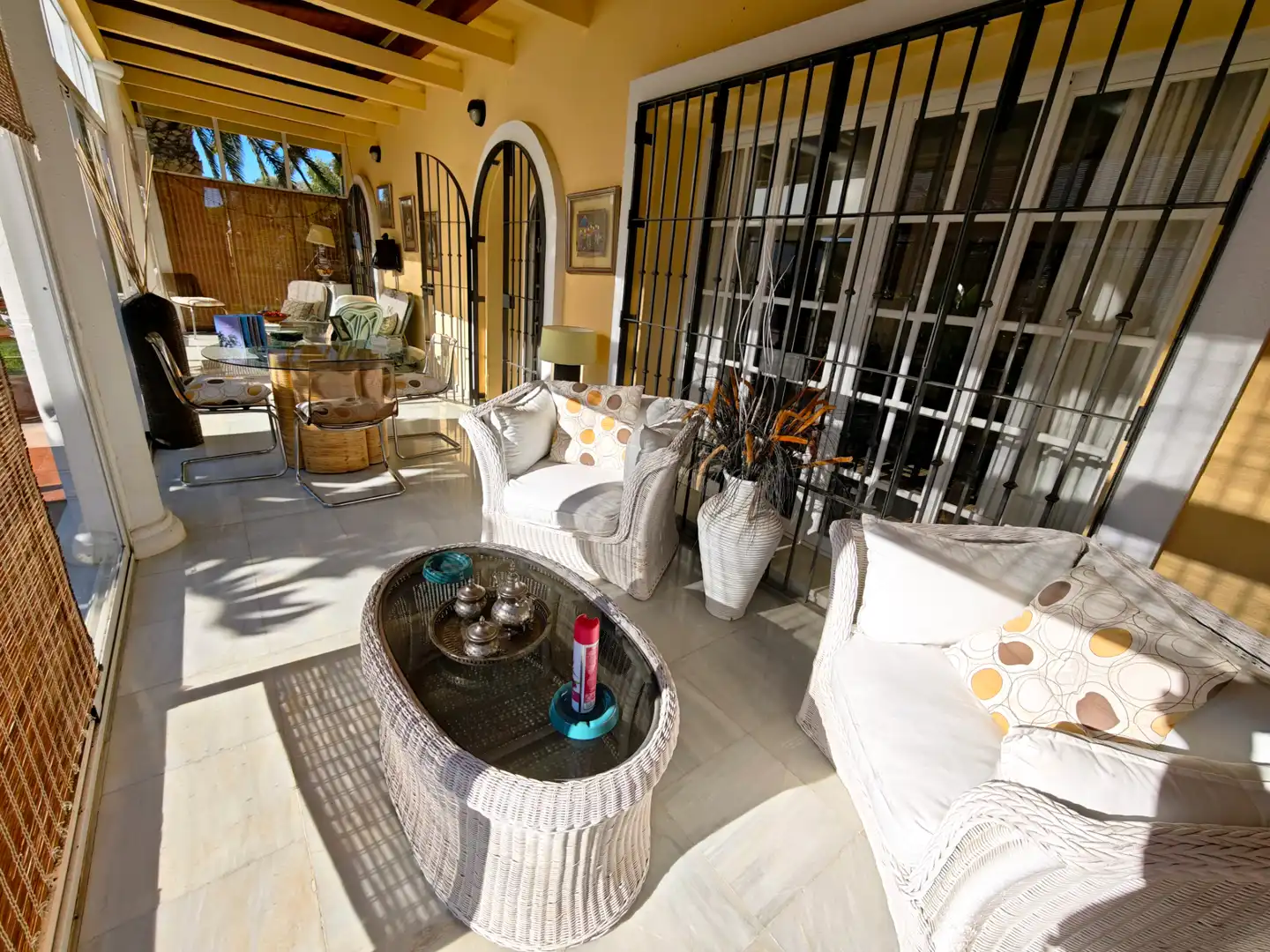 Terrassa de Casa o xalet en venda en Chiclana de la Frontera amb Aire condicionat, Calefacció i Jardí privat