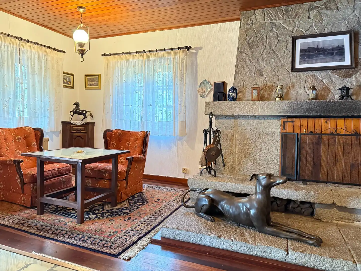 Sala de estar de Casa o chalet en venta en Muxía con Calefacción y Jardín privado