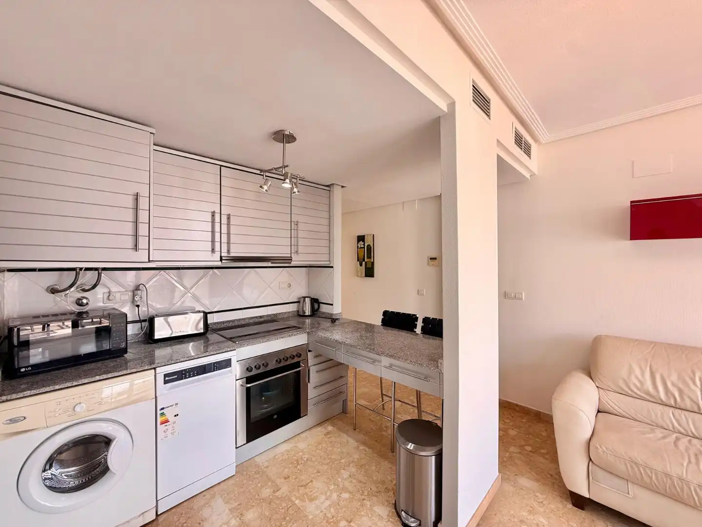 Kitchen of Attic for rent in Torrevieja  with Heating, Furnished and TV