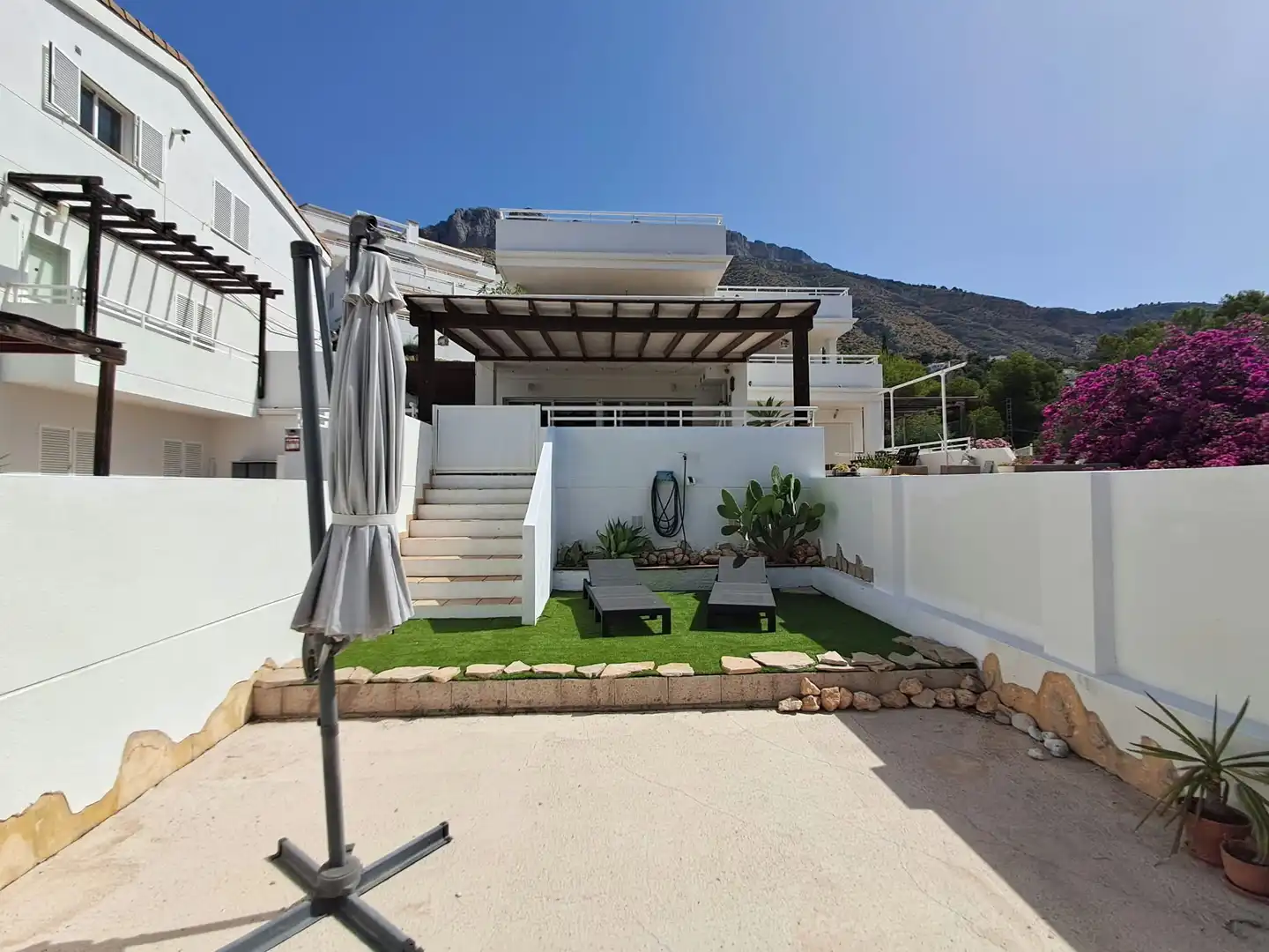 Terrassa de Finca rústica de lloguer en Altea la Vella