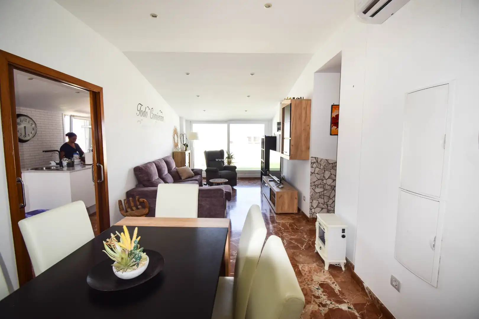 Sala d'estar de Àtic en venda en Ciutadella de Menorca amb Aire condicionat, Terrassa i Moblat