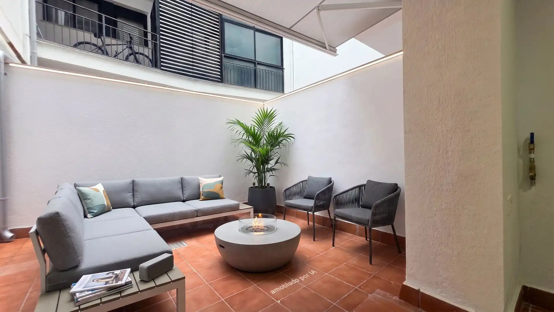 Terrace of Flat for sale in Girona  with Air Conditioner, Heating and Terrace