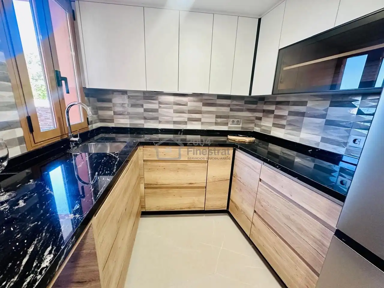 Cocina de Planta baja de alquiler en Callosa d'en Sarrià con Aire acondicionado, Terraza y Amueblado