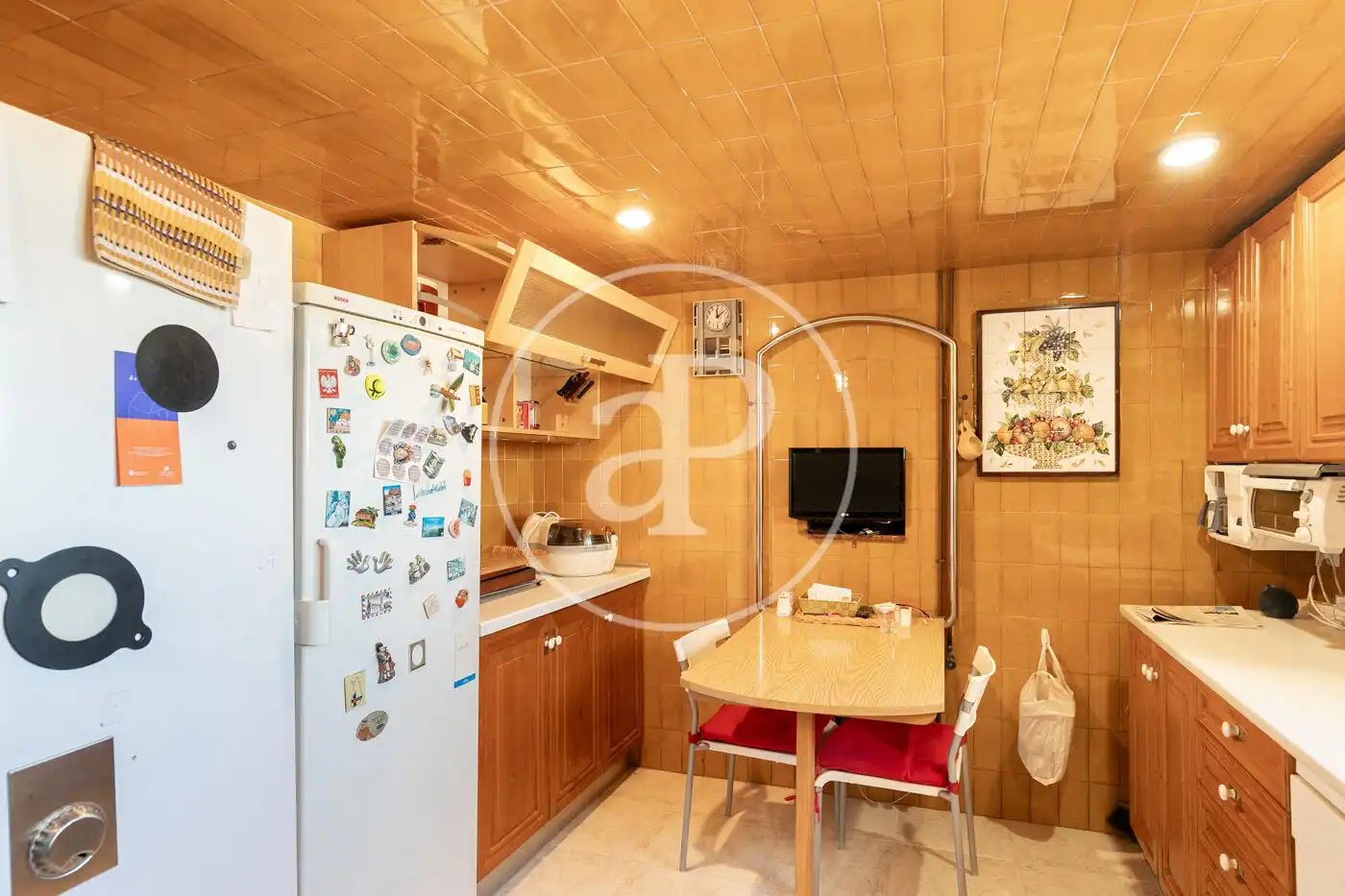 Cocina de Casa o chalet en venta en Barcelona con Calefacción, Jardín privado y Terraza