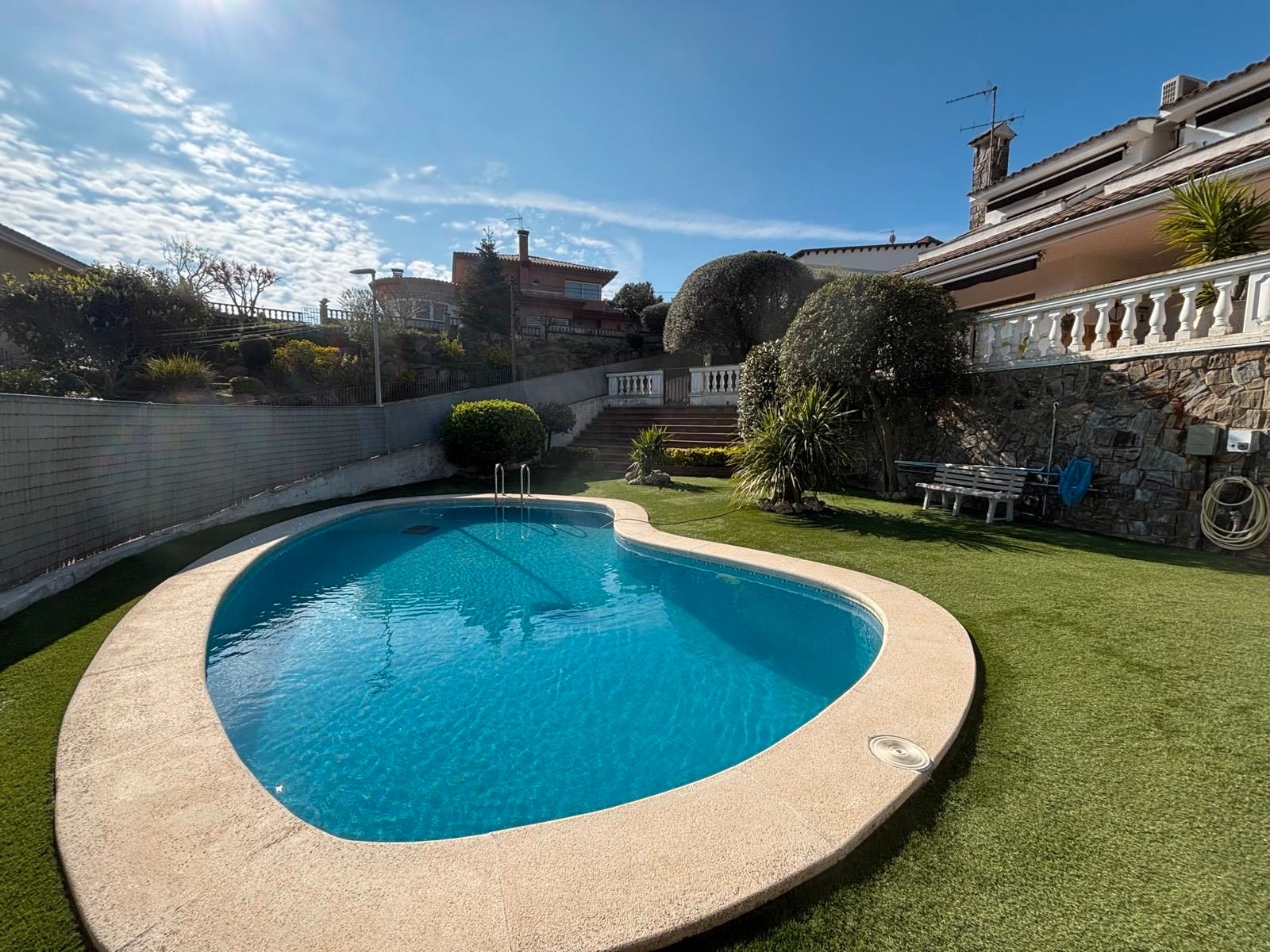 Piscina de Casa o chalet en venta en Cabrils con Aire acondicionado, Calefacción y Jardín privado