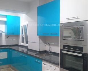 Kitchen of Flat to rent in Salamanca Capital  with Heating, Terrace and Furnished